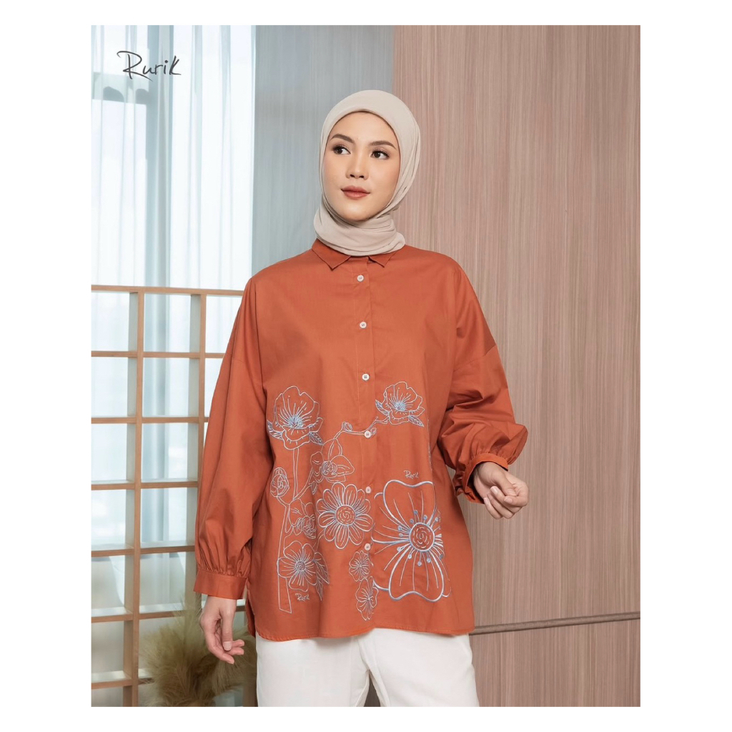 RURIK OFFICIAL - ZINOVIA SHIRT - ATASAN WANITA - ATASAN RURIK