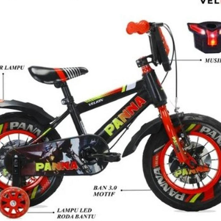 Sepeda Anak BMX 12 inch centrum supermen Sepeda Anak Laki Laki 12inch