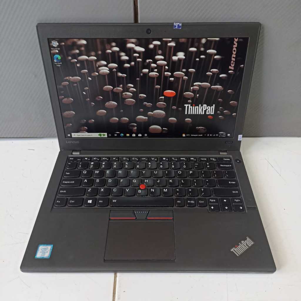 Laptop Lenovo Thinkpad X260, Gaming, Editing, Ngebut, SLIM, Lengkap, Black