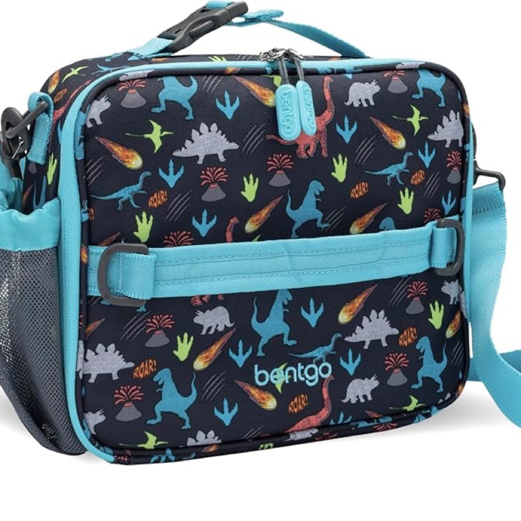 Bentgo Kids Prints Lunch Bag - Double Insulated, Durable, Water-Resistant Fabric with Interior and E