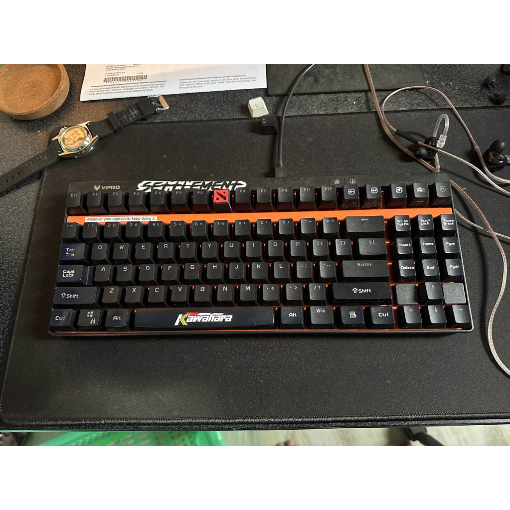 keyboard mechanical mekanikal murah rapoo v500 mod