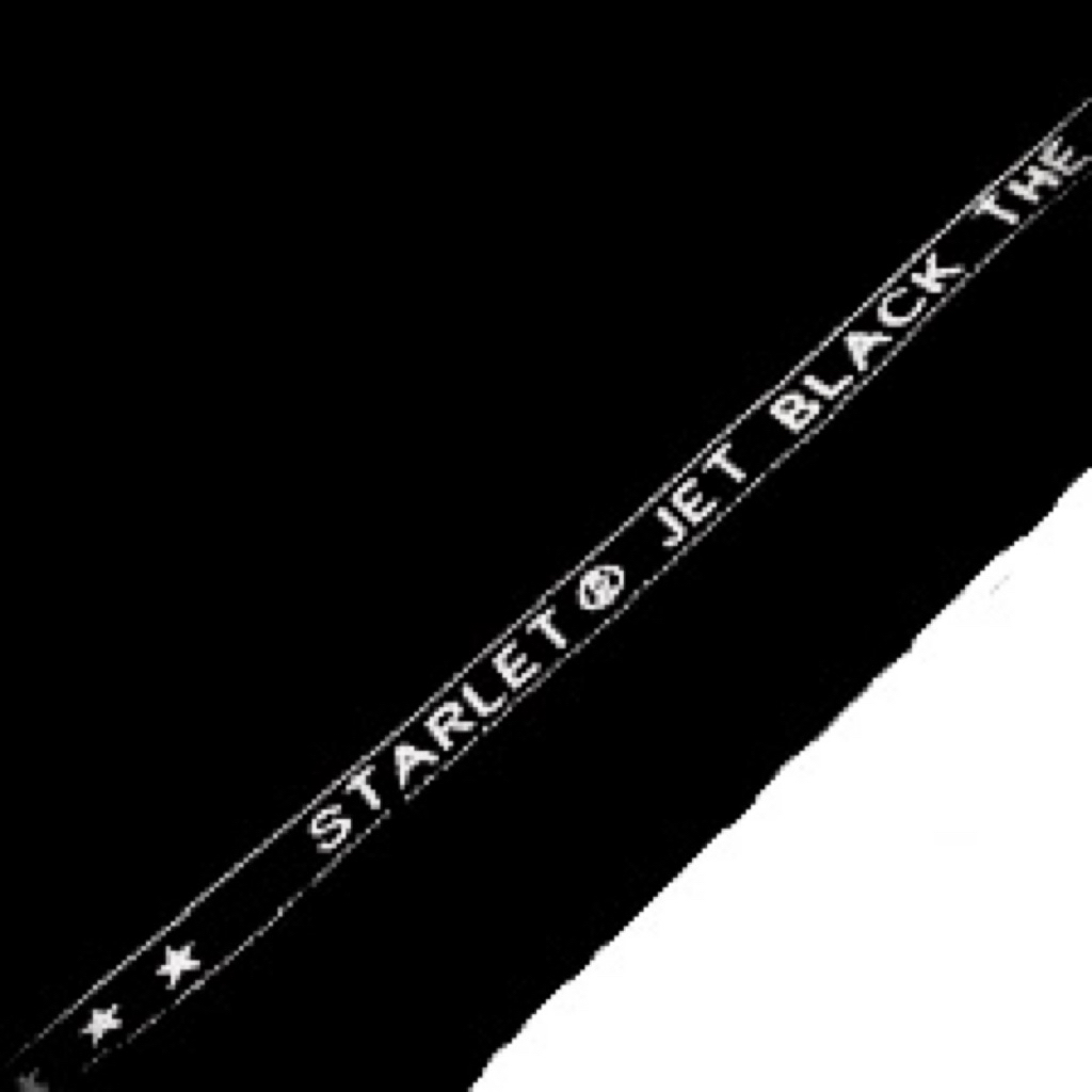 [bisa COD] kain bahan super jet black STARLET