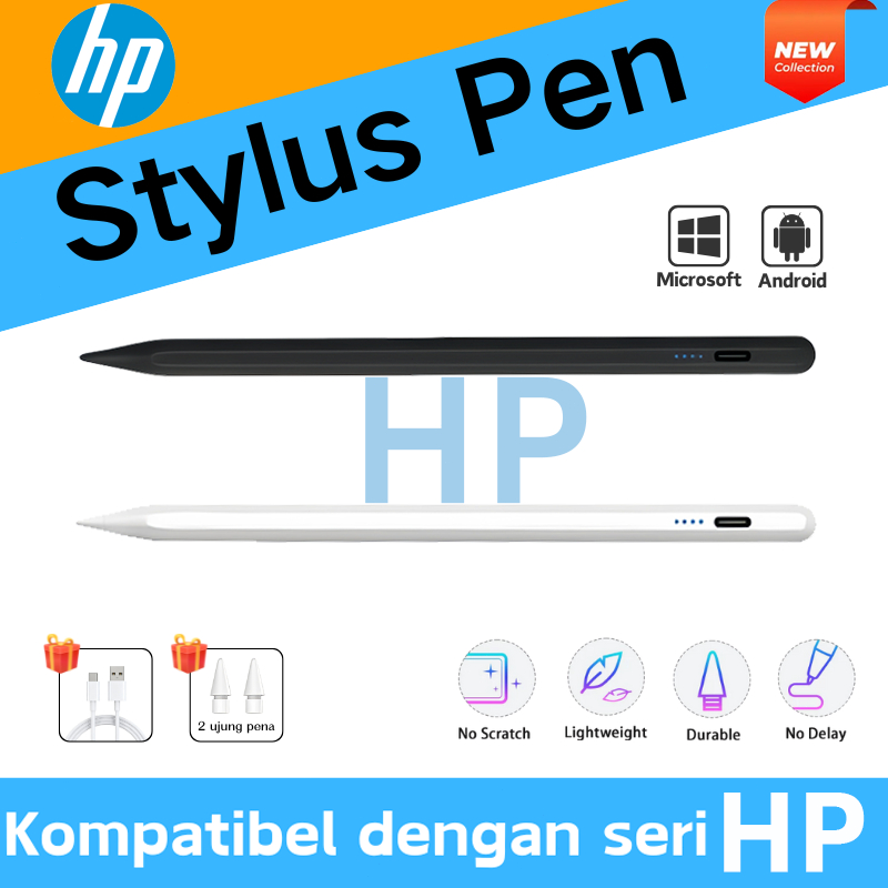 HP Pena Stylus, kompatibel dengan semua perangkat layar sentuh - Pena stylus untuk HP Slate 8 Pro, H