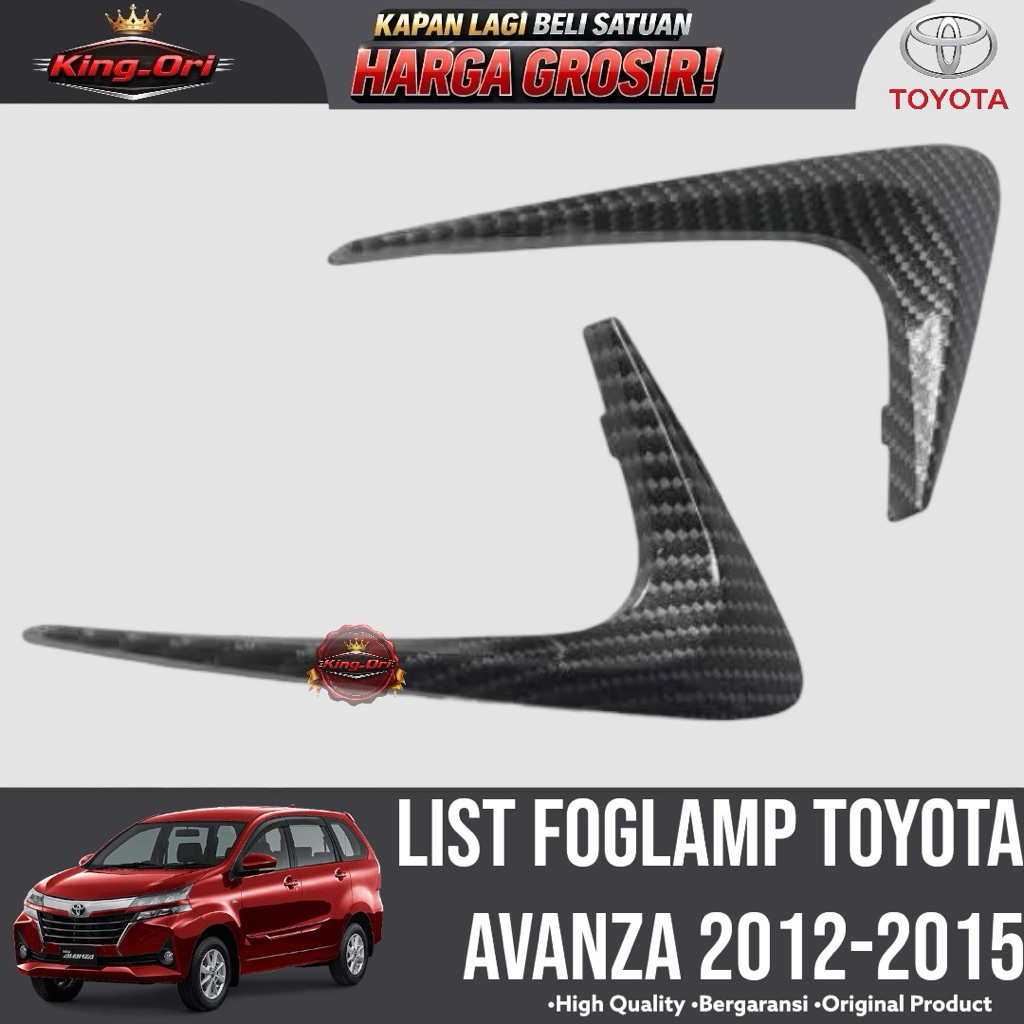 Avanza 2012-2015 List Foglamp