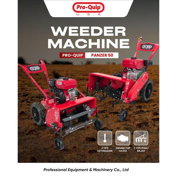 PROQUIP PANZER 50 Mesin Bajak Sawah / WEEDER MACHINE Land Cultivator Tiller Weeder / Pembajak Penyia