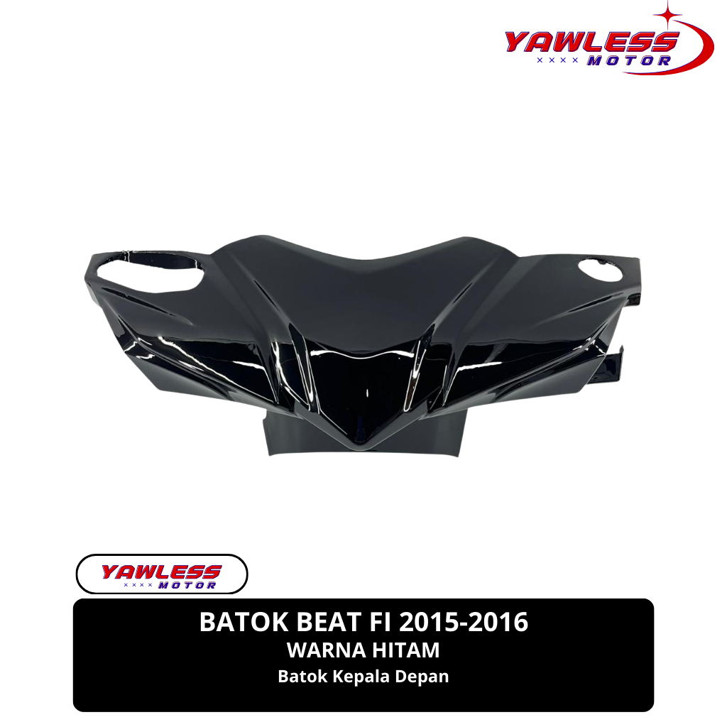 Batok depan Beat Fi 2015-2016 stater Halus warna Hitam / batok beat fi 2015