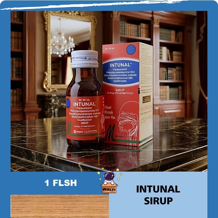 INTUNAL SYRUP 60 ML- OBAT BATUK DAN FLU DEMAM ANAK