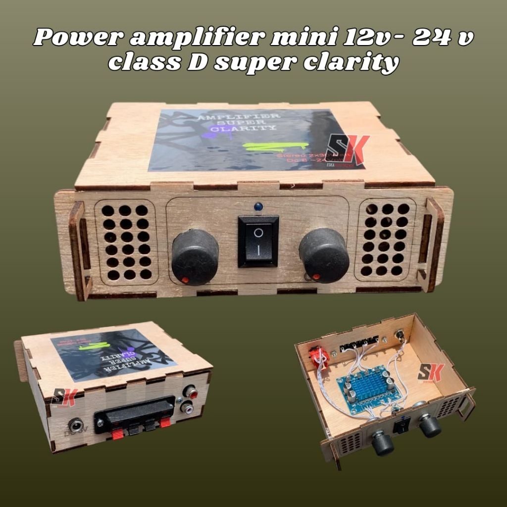 Power mini class D ampli mini class D DC 12v-24v super clarity