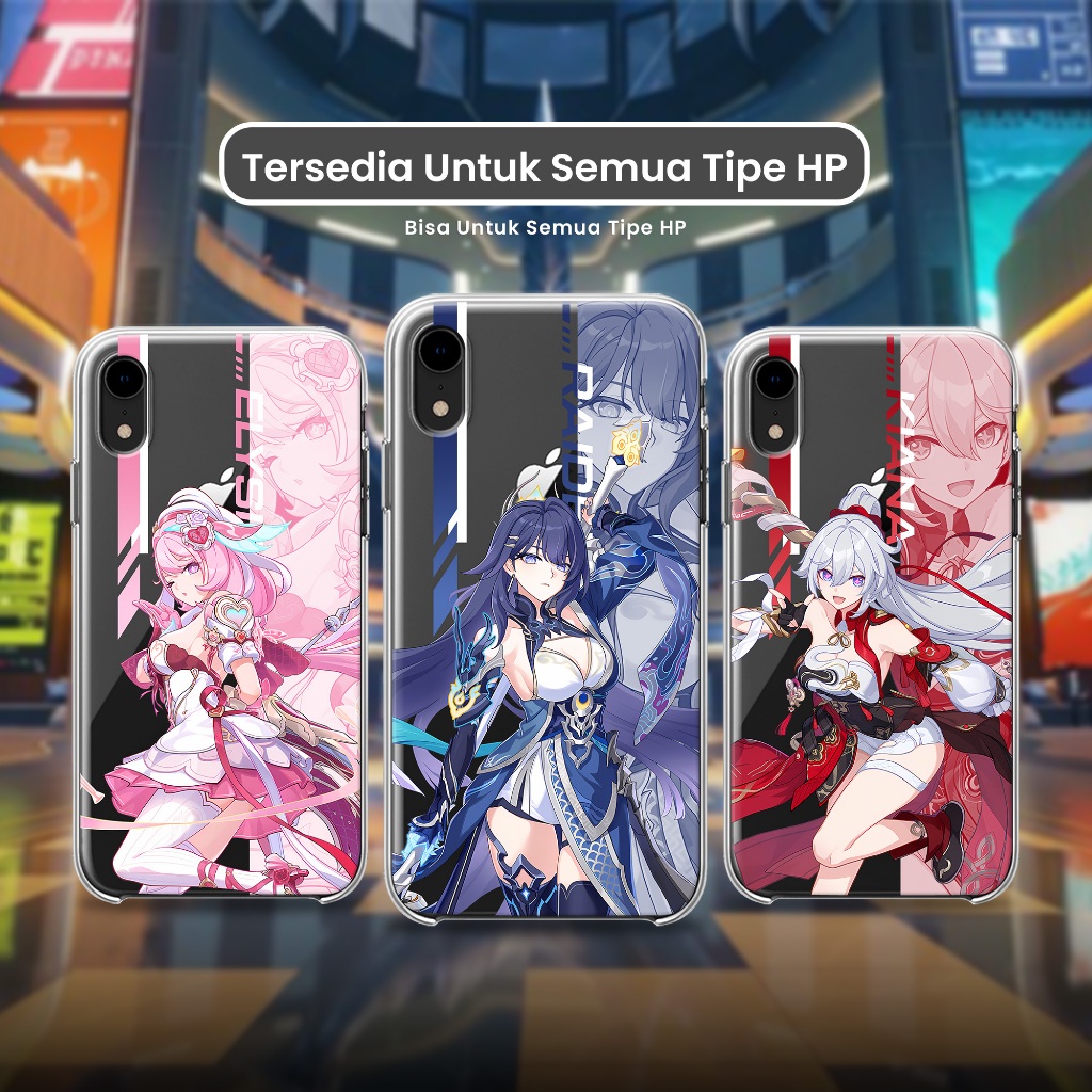 Honkai Impact 3 Phone Case Raiden Mei Elysia Kiana Kaslana Senadina Erdos Helia Coralie Dreamseeker 