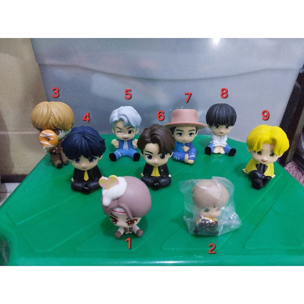 Figure BTS Tinytan bts jin suga jhope jimin taehyung
