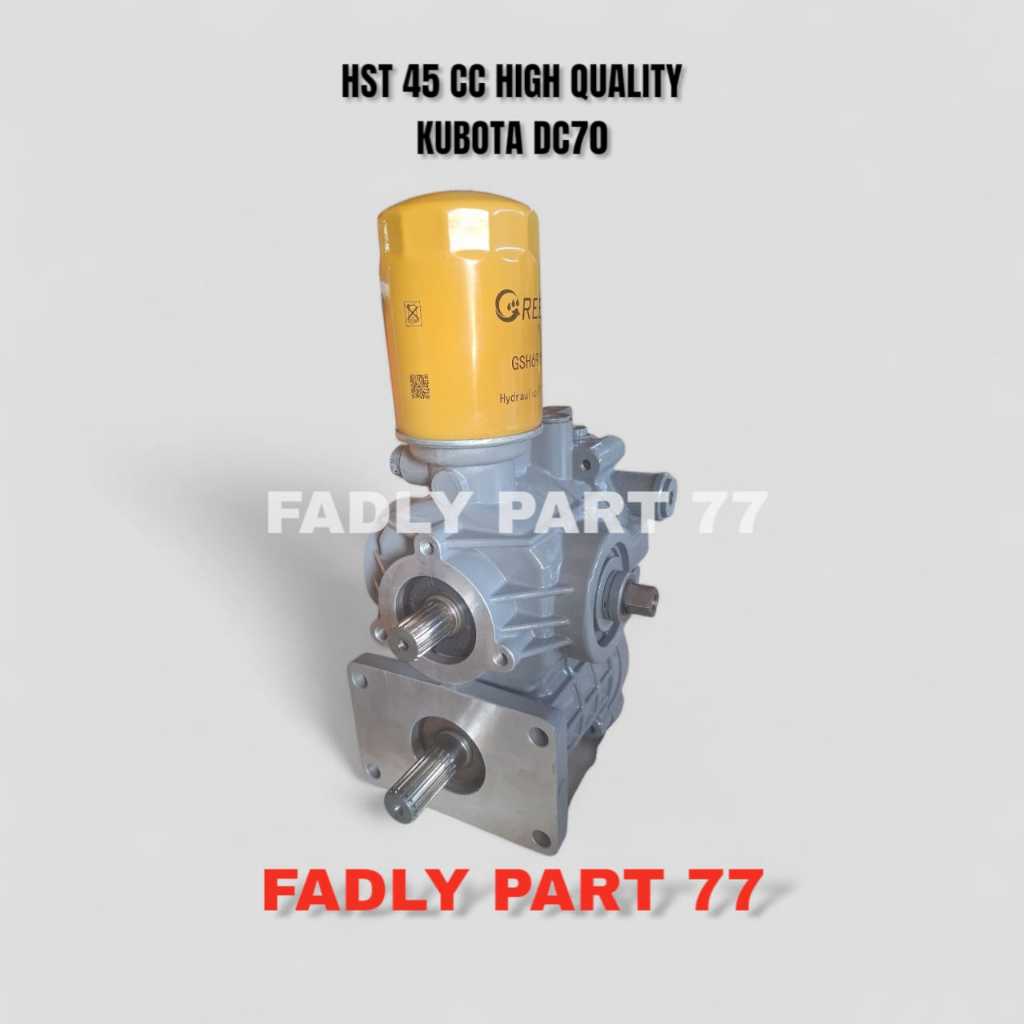 HST ASSY 45 CC HIGH QUALITY UNTUK KUBOTA DC70 COMBINE HARVESTER