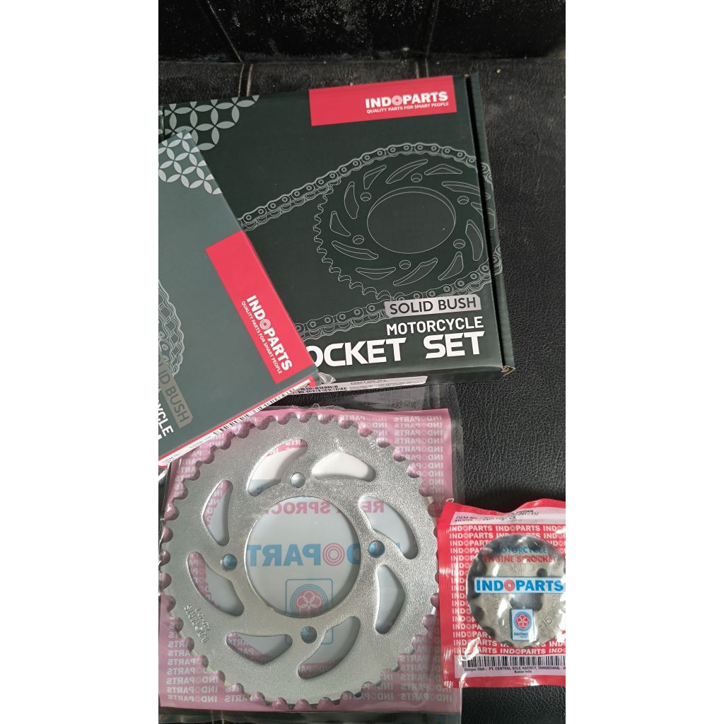 Gear Set / Gir Set / Ger Set / Rantai Roda Set Indopart Yamaha Vega ZR