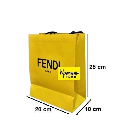 Grosir Paper bag Fendi small tas kado hadiah hampers