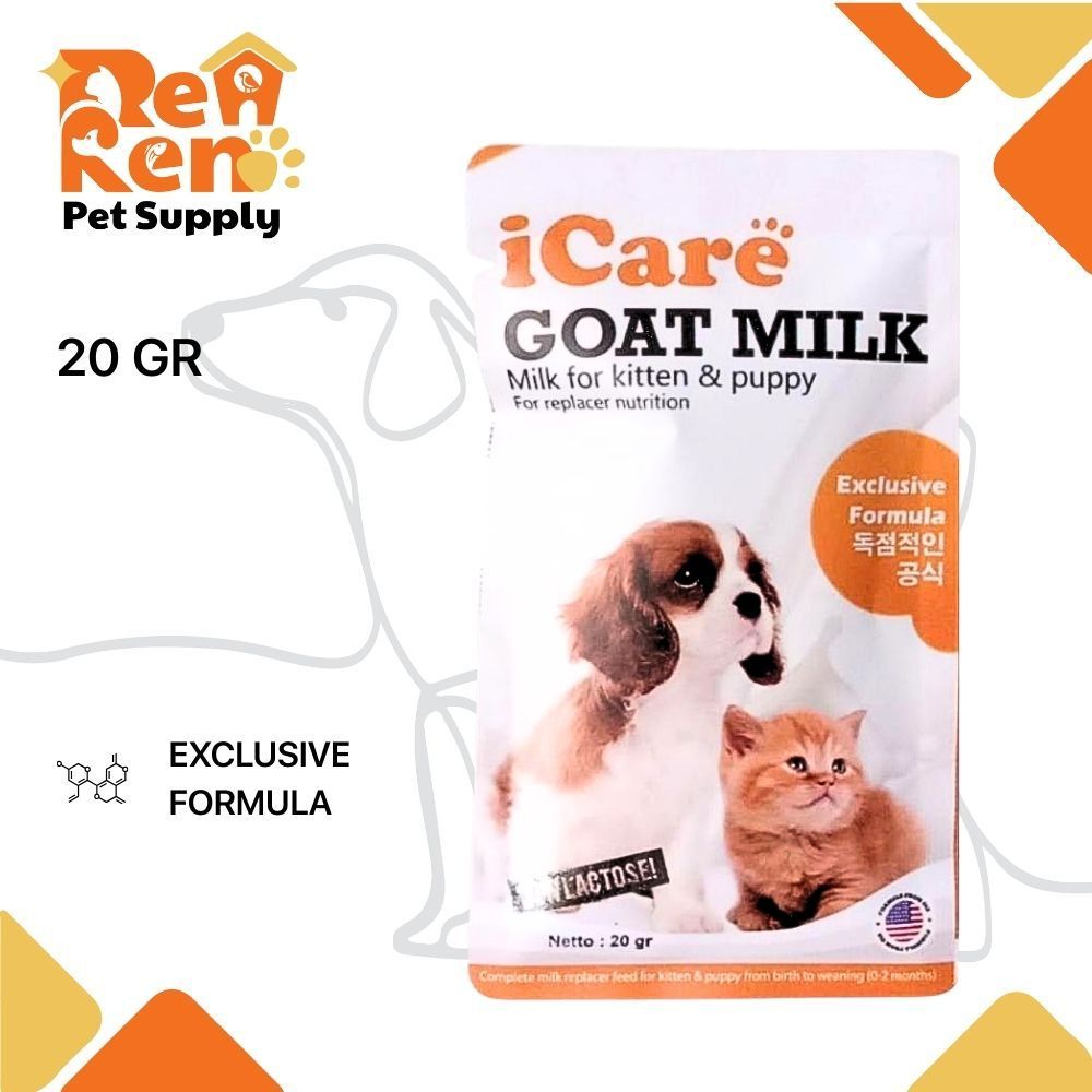 ICARE Goat Milk Susu Kambing untuk Kucing dan Anjing 1Box isi 10