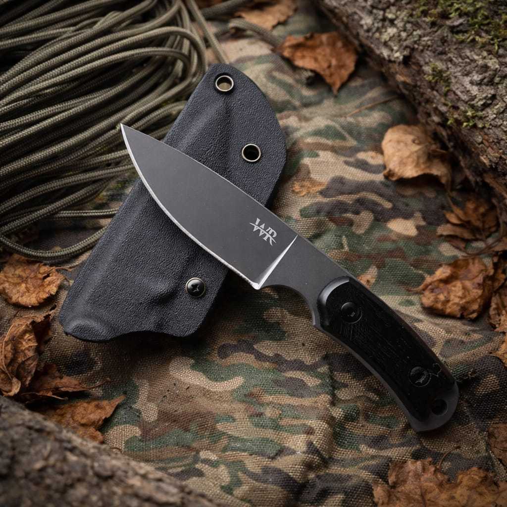 Pisau Tactical Kydex WR 21 Stainless Steel Anti Karat Modern Outdoor