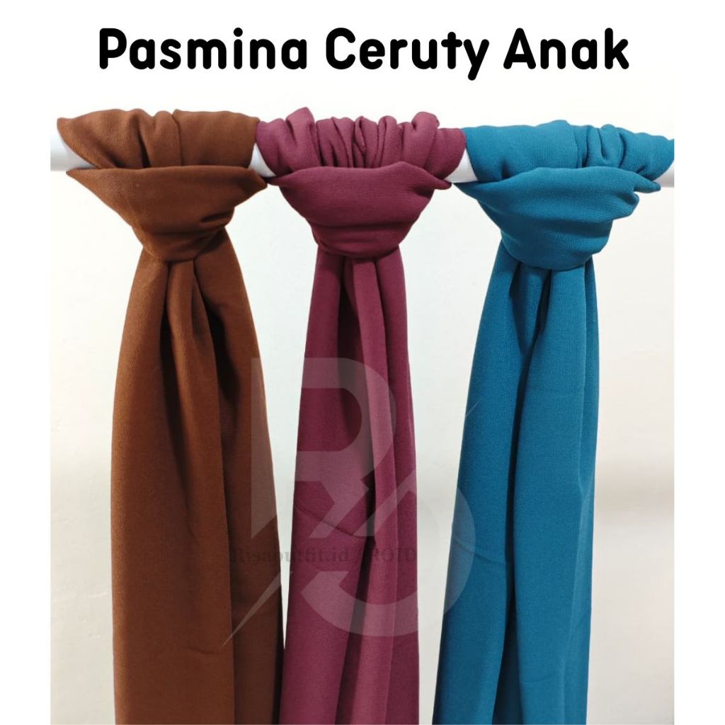 Pasmina Ceruty Anak Jilbab Pashmina Anak Perempuan
