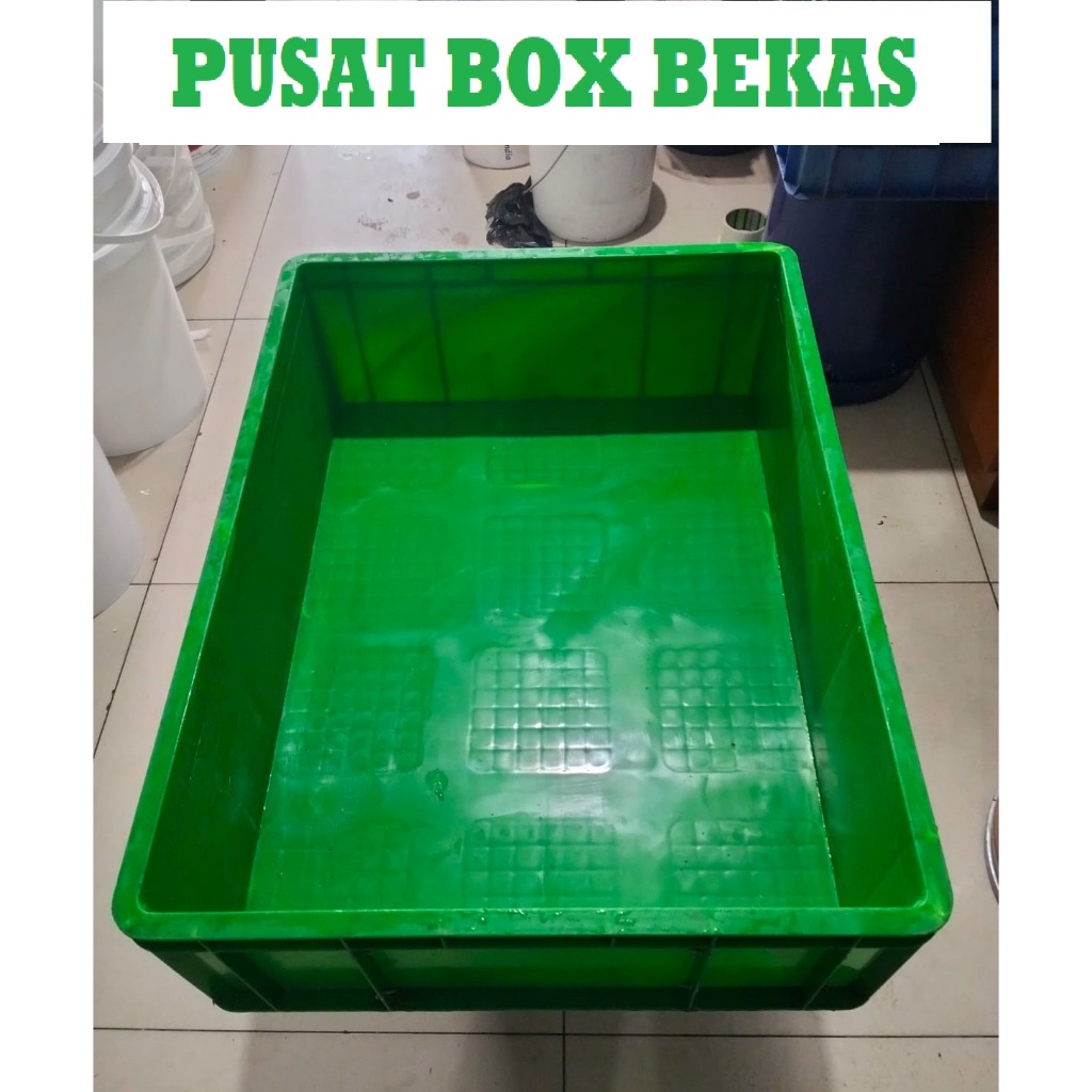 Bak plstik hidroponik bekas box penyimpanan/box tahu Rabbit 6675 warna random
