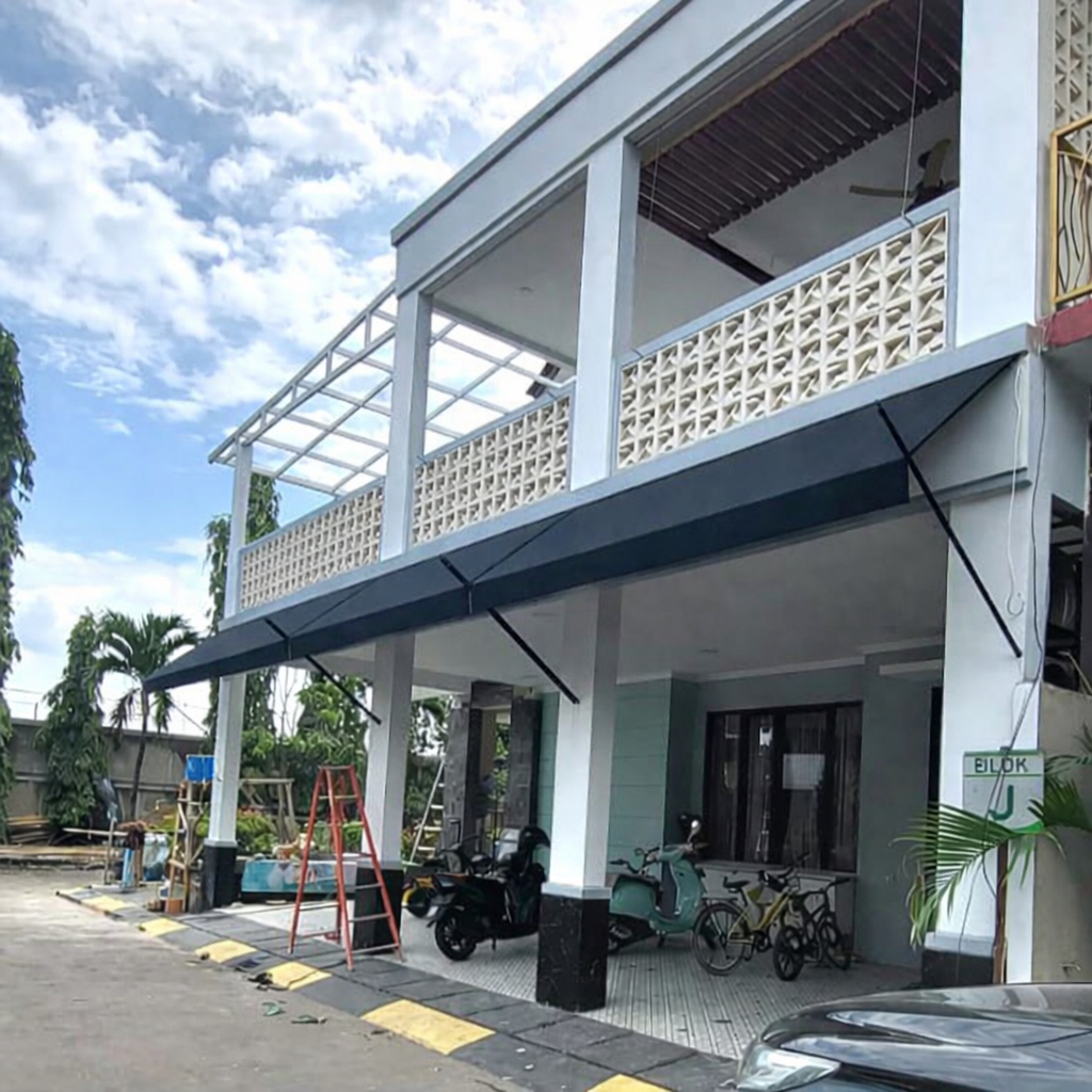 Awning Kanopi Kain Dickson Ukuran dan Bentuk Bisa Custom Outdoor