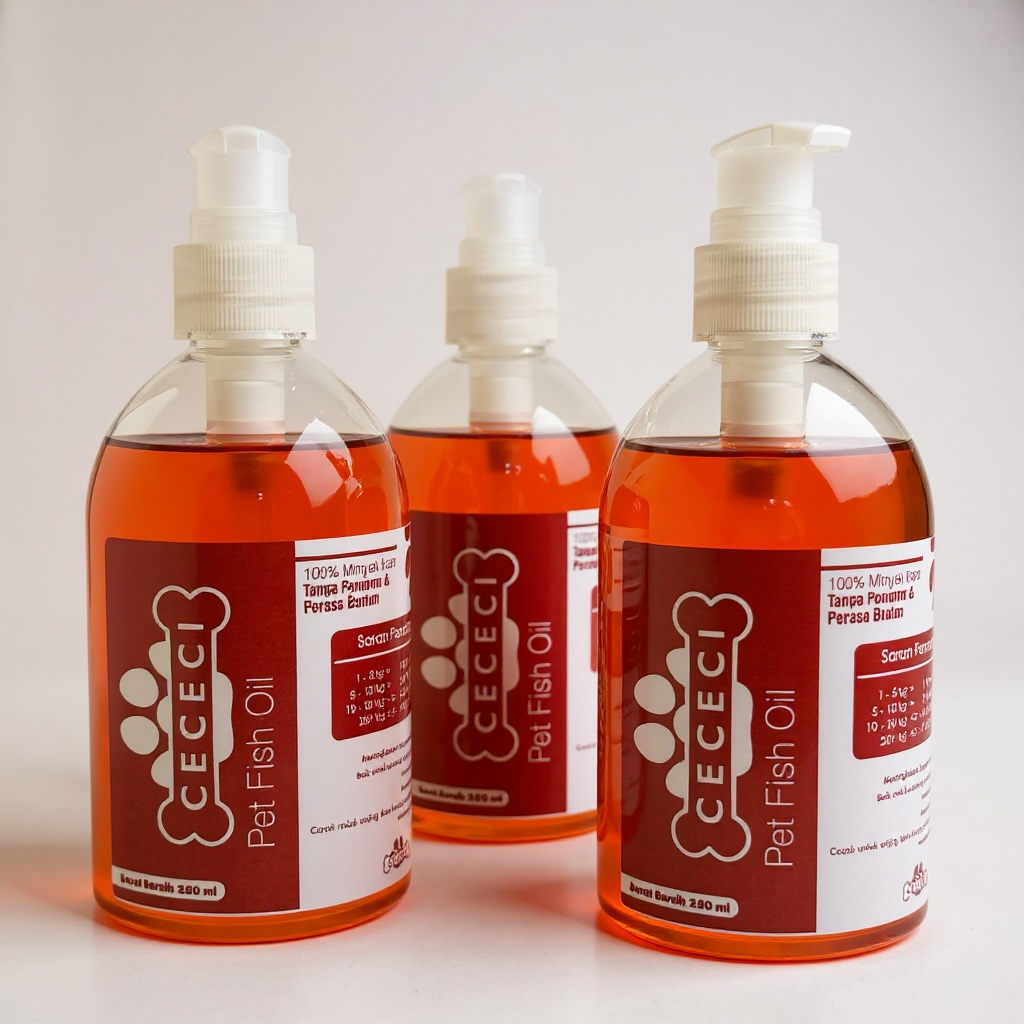 Fish Oil anjing kucing minyak ikan kucing anjing 250ml VITAMIN BULU SALMON OIL MINYAK IKAN kucing da