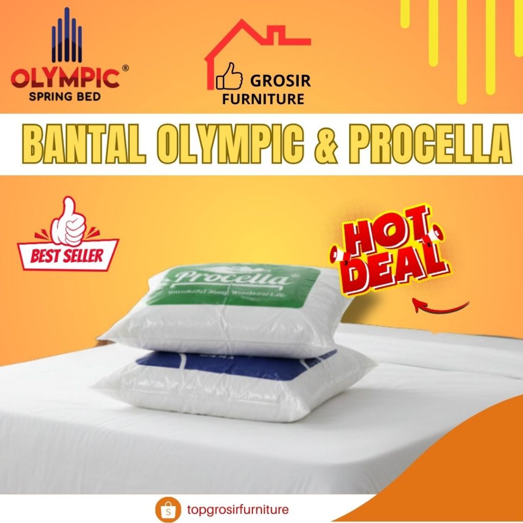 BANTAL OLYMPIC / PROCELLA SILIKON EMPUK NYAMAN