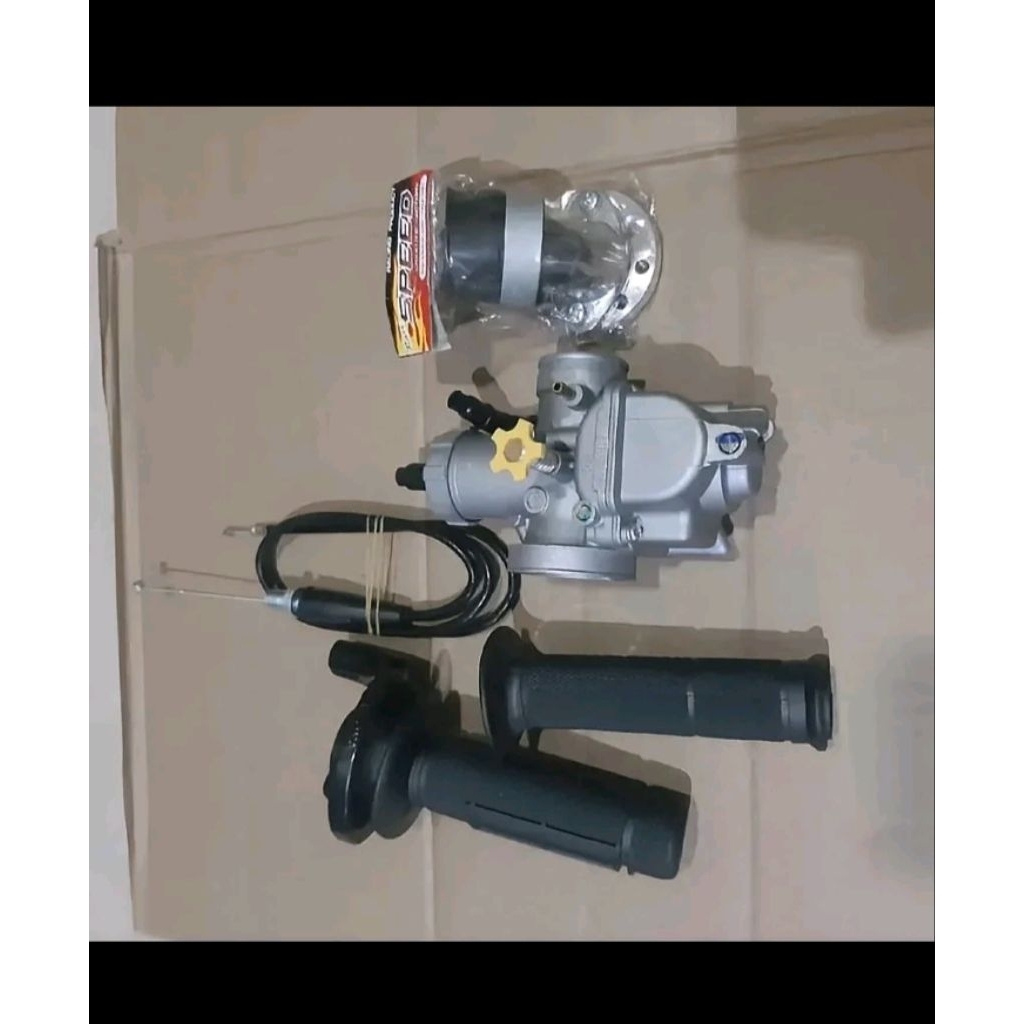 paket karburator pe 24,26,28+intake(manifold)+gas spontan matic