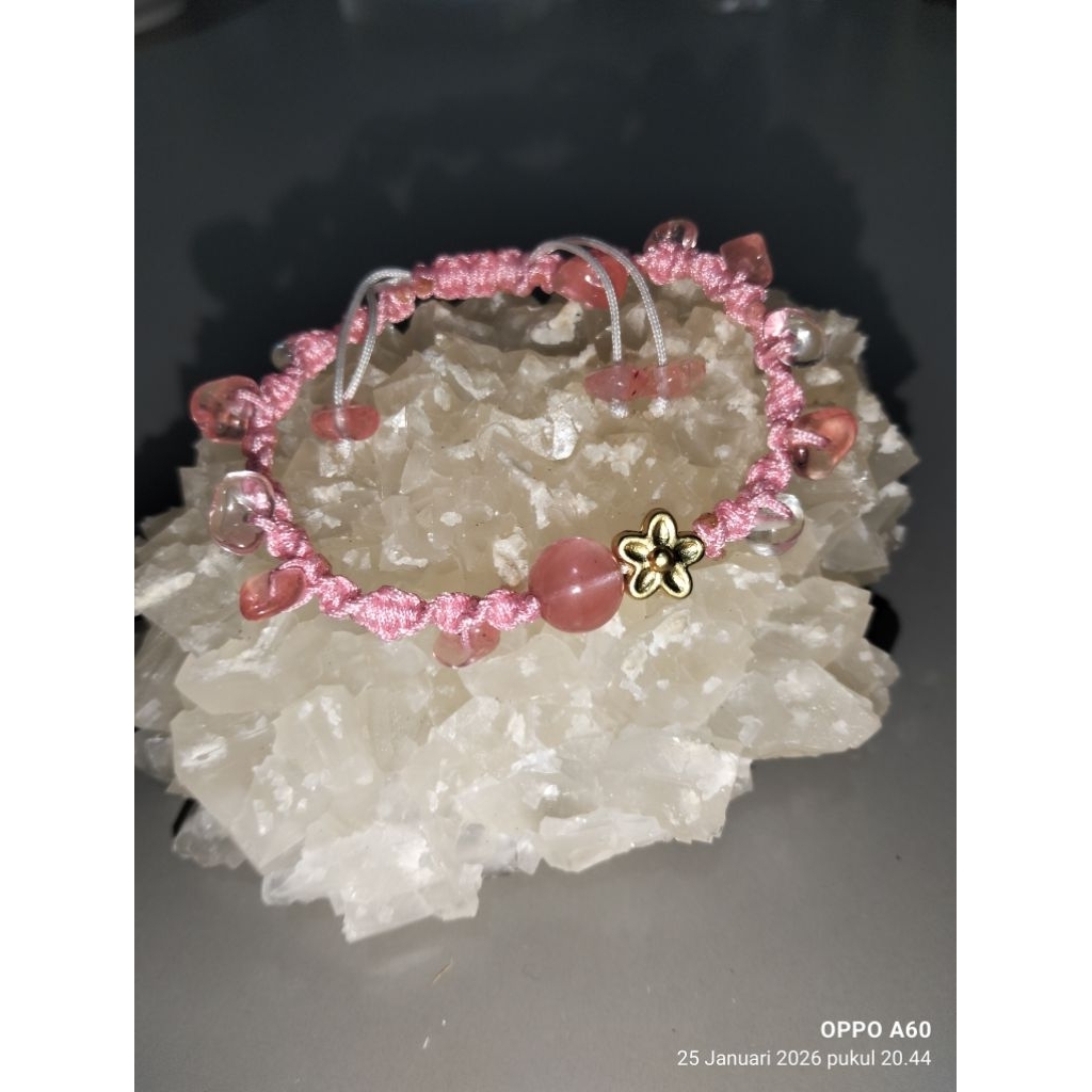 Cherry Quartz Bracelet