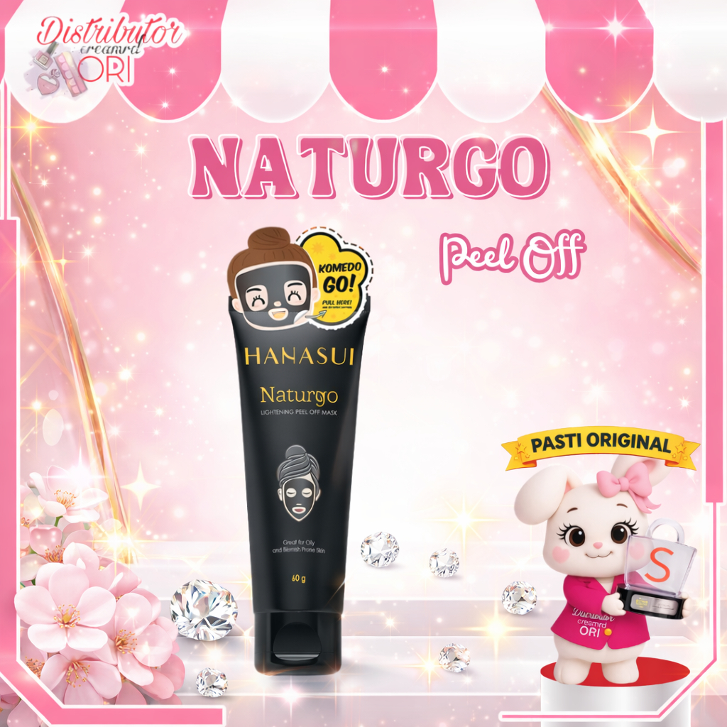 ORI BPOM MASKER SHILLS PEEL OFF BLACK MASK SHILLS / HANASUI BLACK TUBE NATURGO