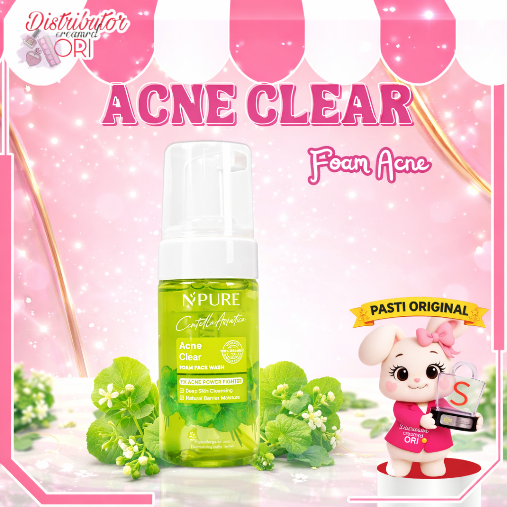 ORIGINAL NPURE FACE WASH / FACE FOAM CENTELLA ASIATICA (Cica Series) [NPURE FW]