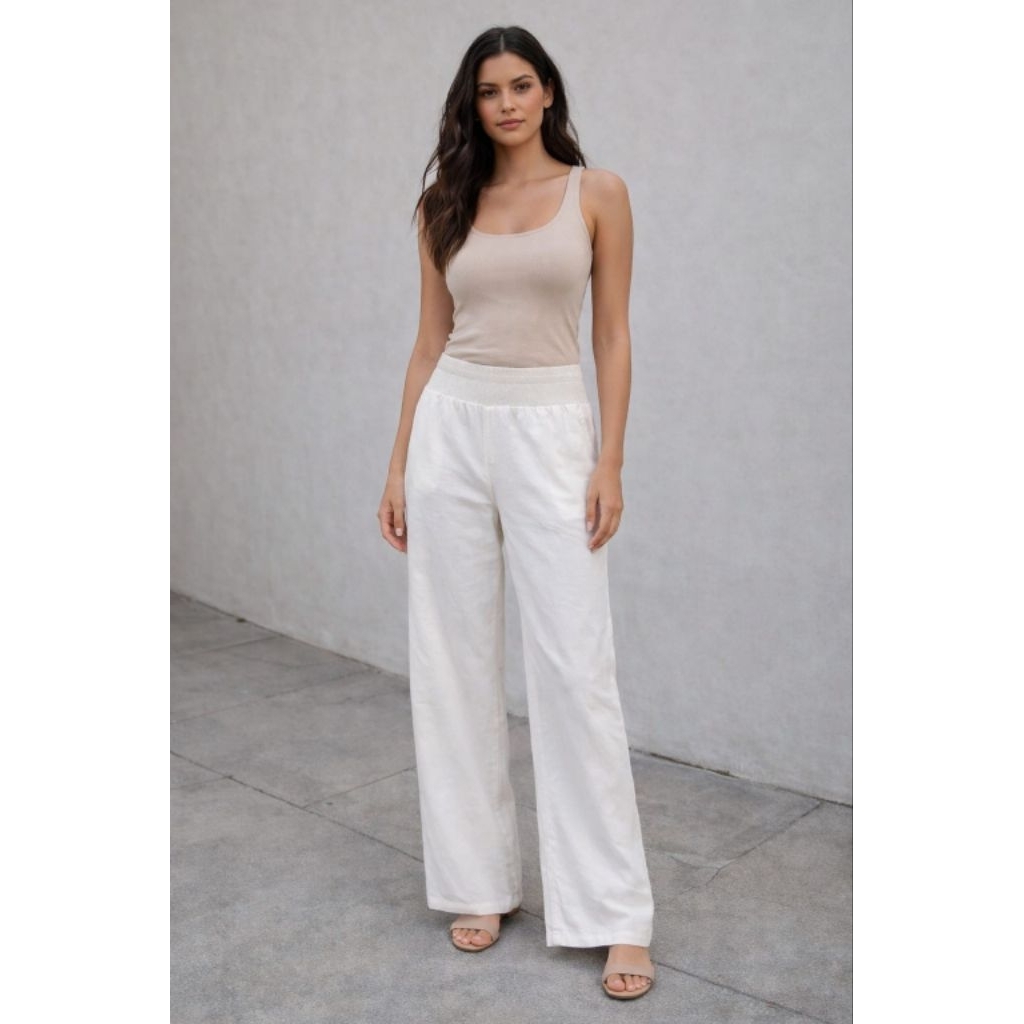 SFA - Celana Panjang Kulot Linen - Casual Adem Summer | S L