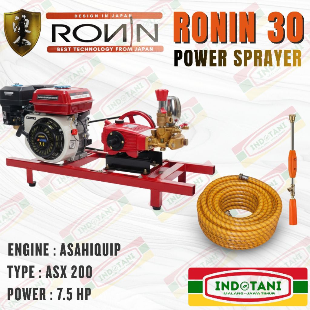 POWER SPRAYER RONIN 22 LENGKAP / MESIN SEMPROT SANCIN / SPRAYER SANCHIN /  MESIN SEMPROT 4 TAK