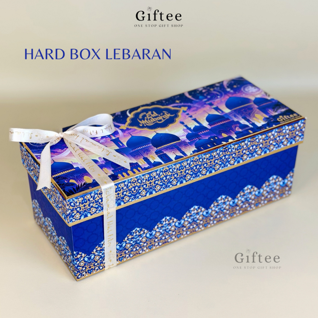 HARD BOX EXCLUSIVE LEBARAN MEWAH GOLD FOIL KOTAK HAMPERS IDUL FITRI KOSONG GIFT KADO PACKAGING