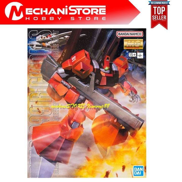 MG 1/100 Rick Dias Quattoro Color (RED) Gundam Bandai
