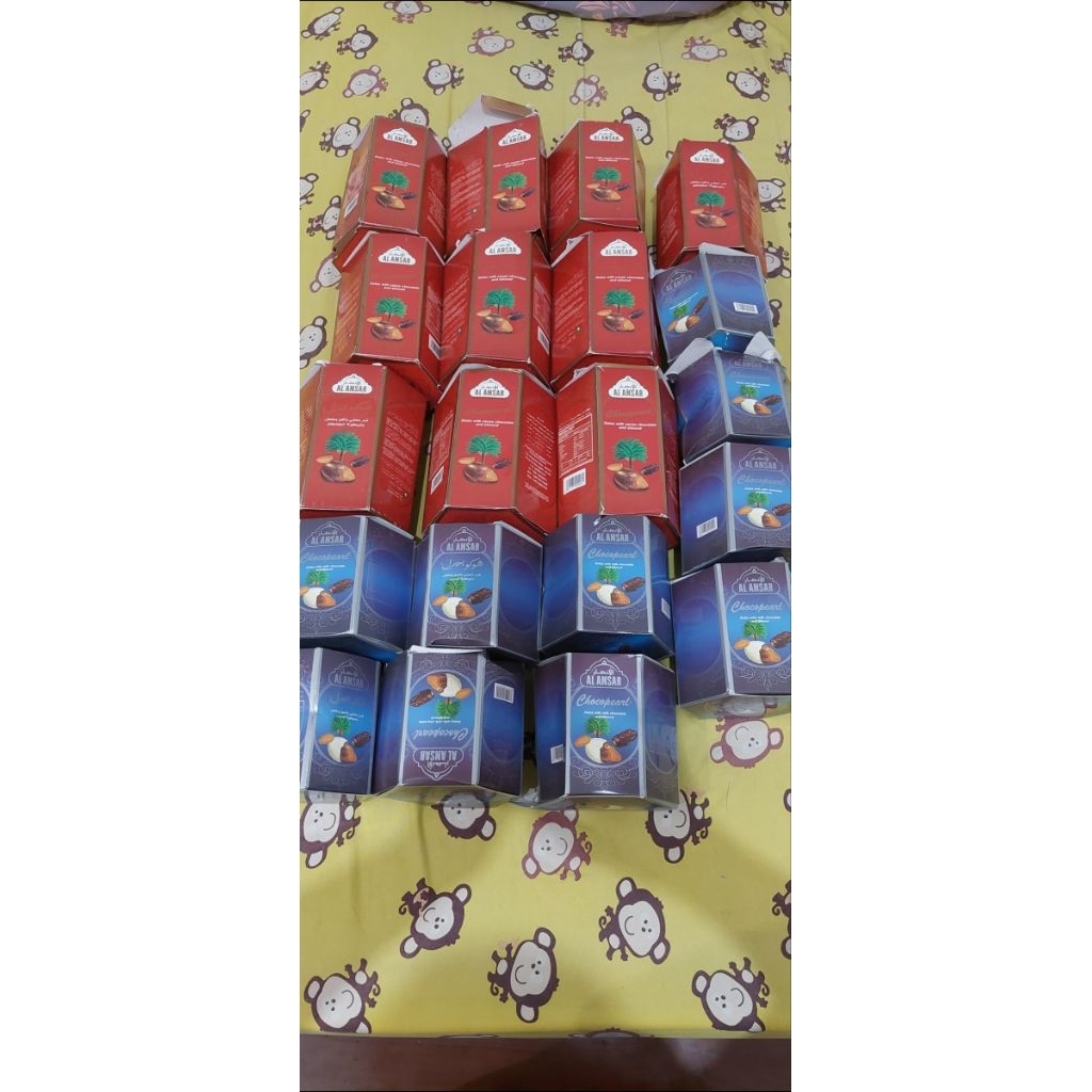 PROMO Coklat kurma premium Almond AlAnshar Ori Arab