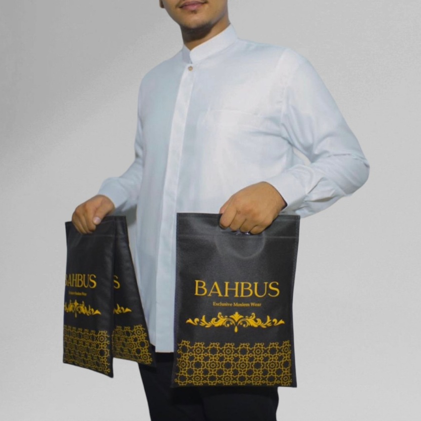 Baju Koko Bahbus Koko Sultan Lengan Manset Kerah Sanghai Koko Ammu Bahbus