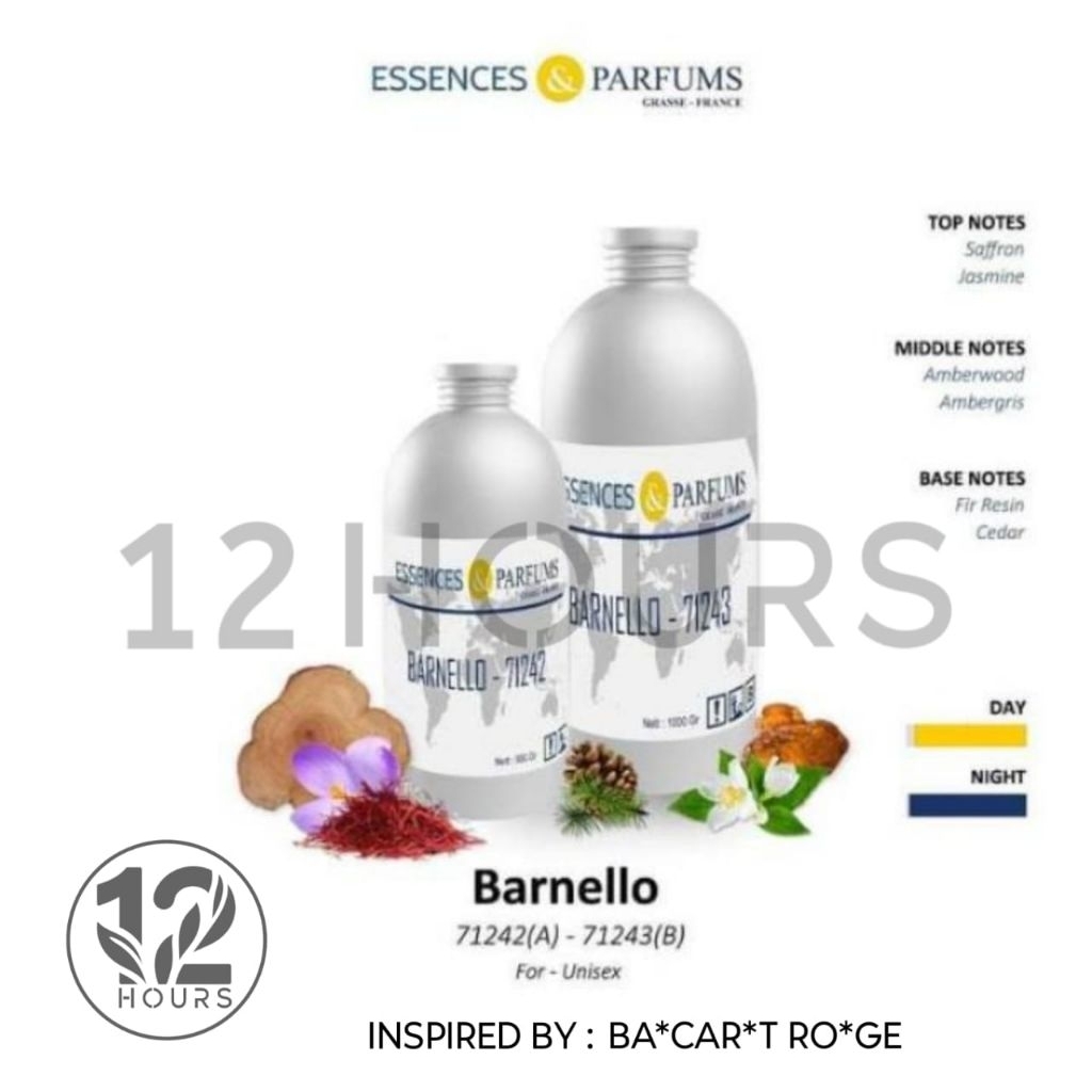 Bibit parfum Murni Essences&parfum " BARNELLO " grade B repack  50gr dan 100gr