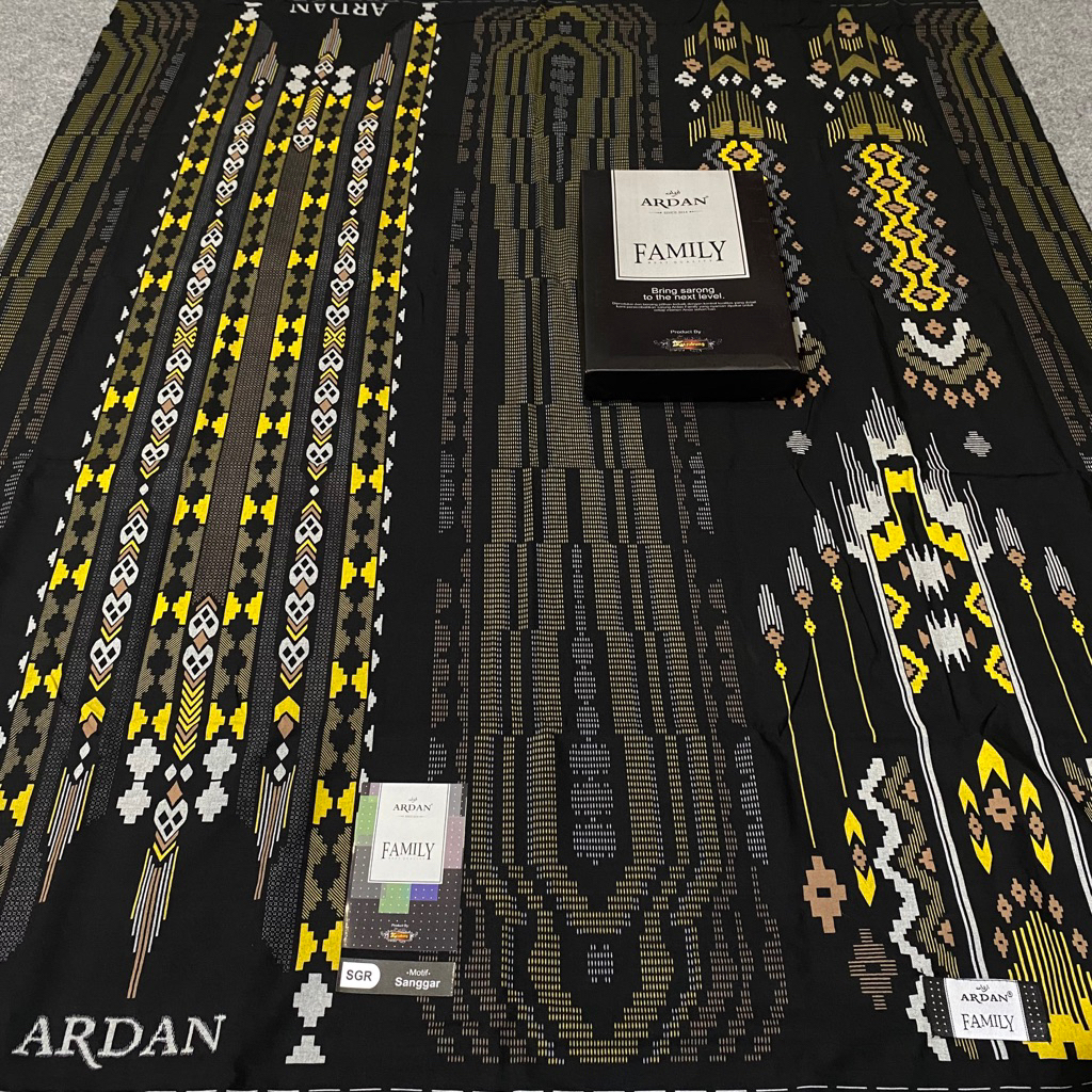 Sarung Ardan Family GOLD | Motif New| Mazaya Project