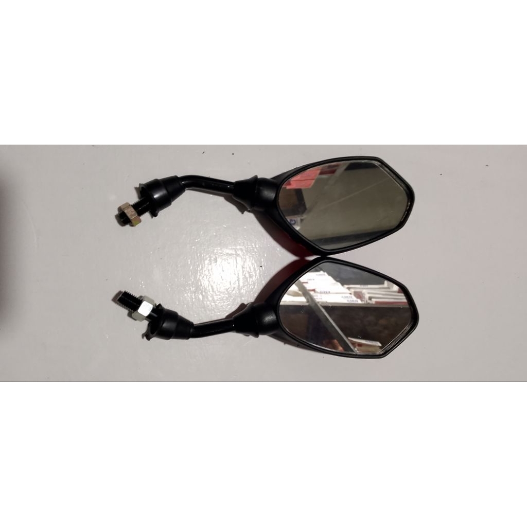 spion variasi mini black red untuk motor yamaha