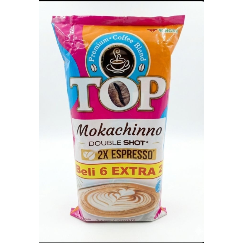 TOP KOPI MOCCACINO 6+3X22 GR