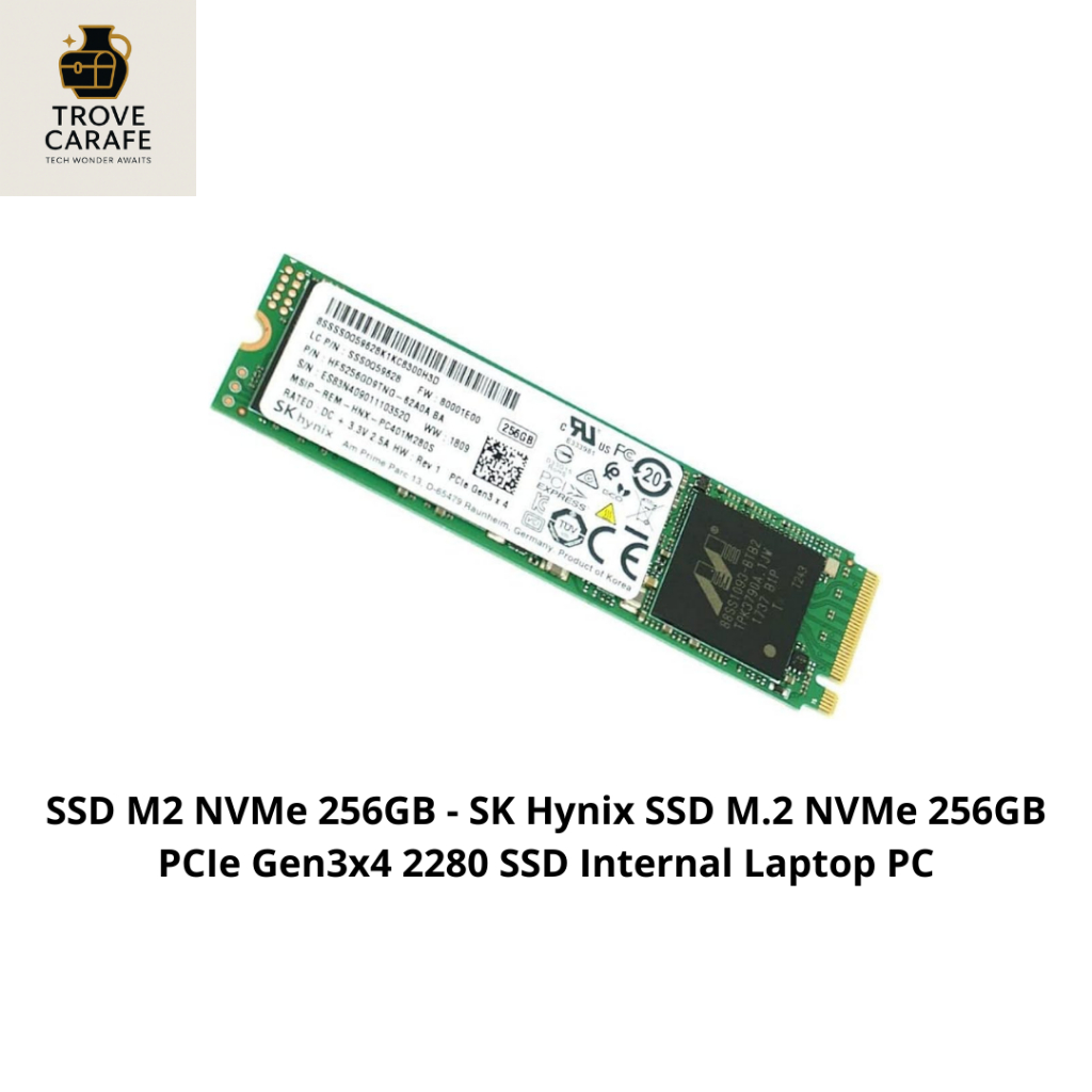 SSD M2 NVMe 256GB - SK Hynix SSD M.2 NVMe 256GB PCIe Gen3x4 2280 SSD Internal Laptop PC