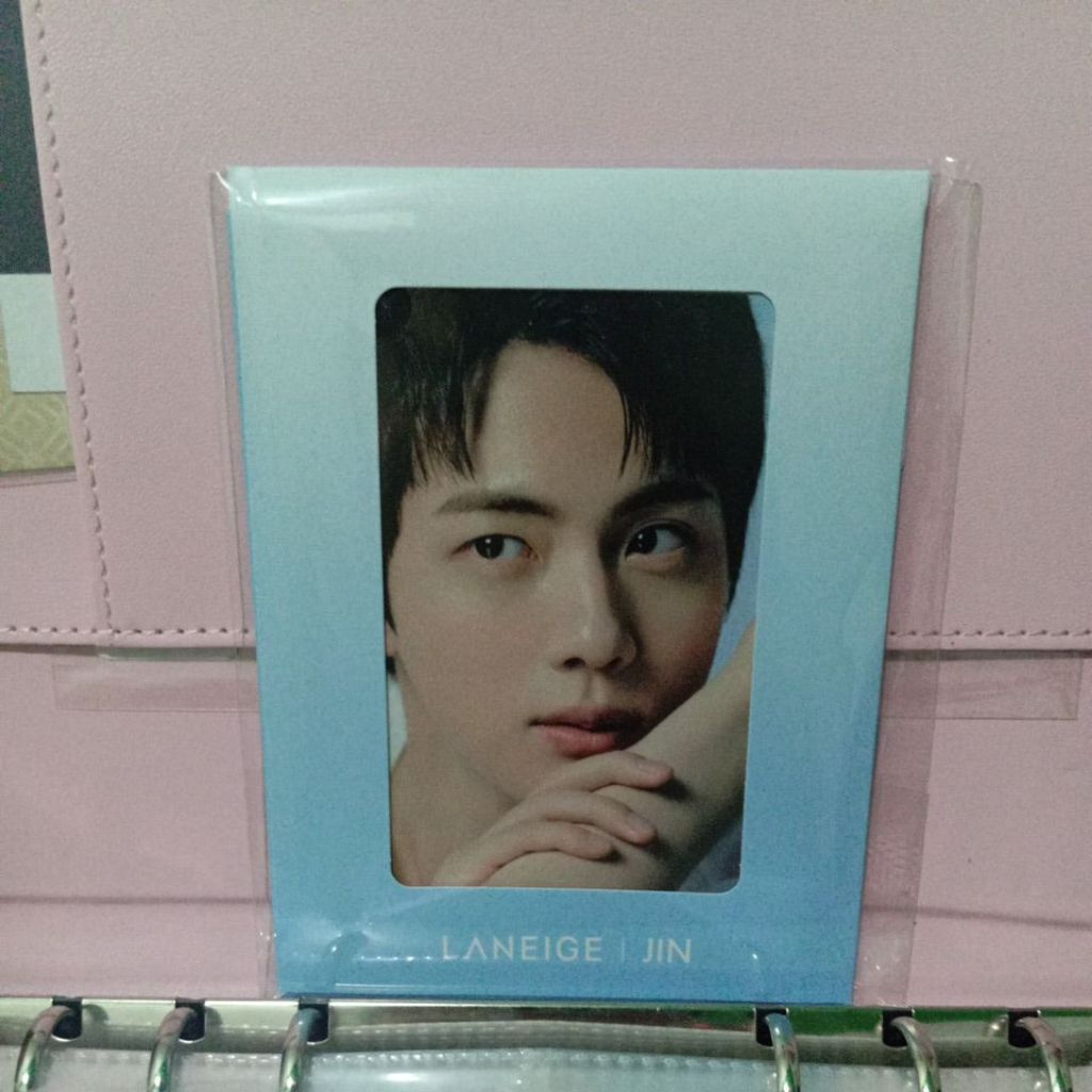 OFFICIAL JIN BTS FOLDING LANEIGE