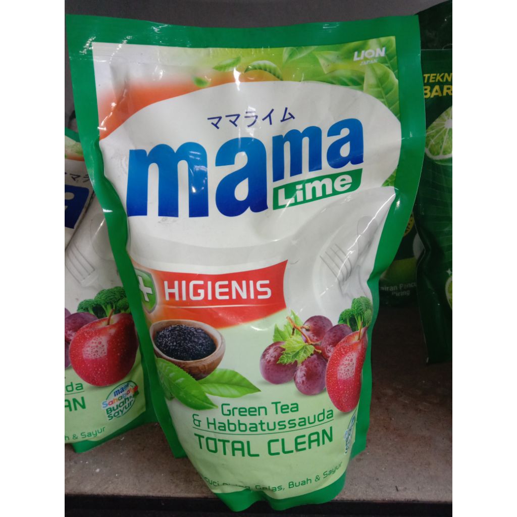 Mama Lemon Total Clean Greentea Dan Habbatussauda 780ml