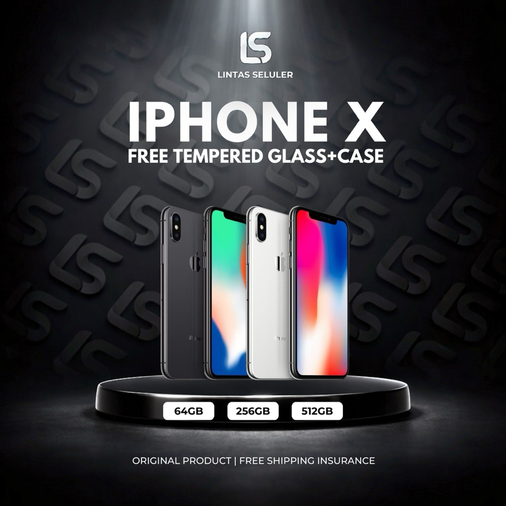 iPhone X All Provider Original Apple Mulus Normal Bergaransi