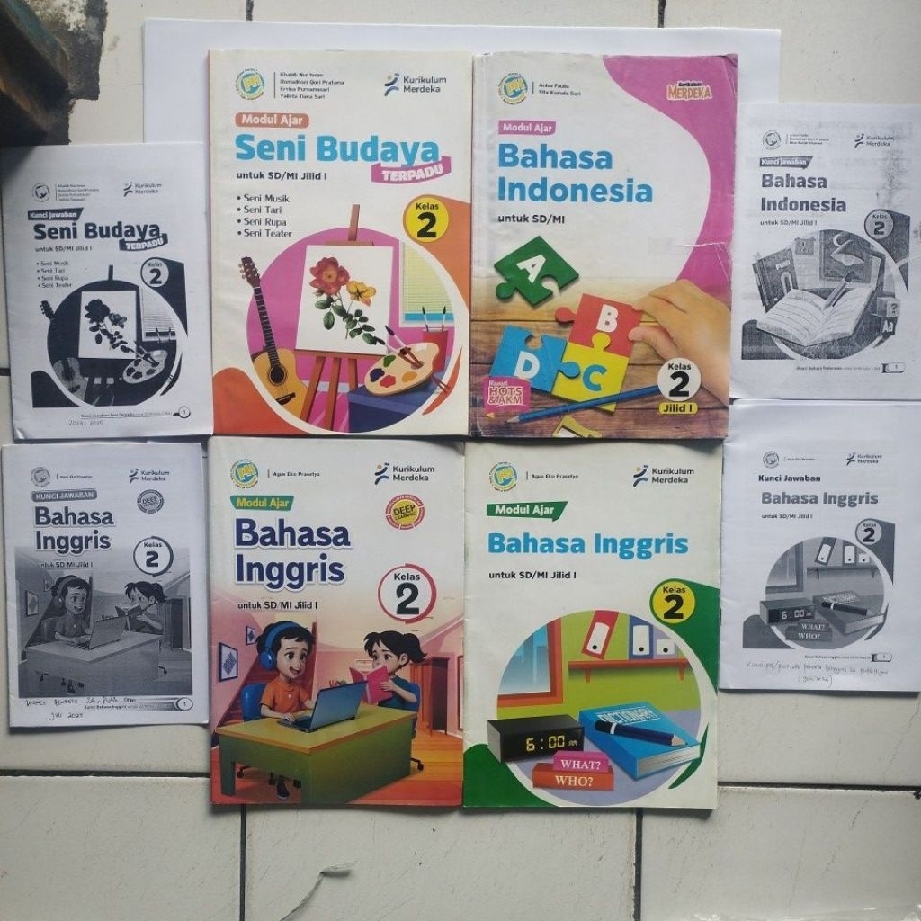 LKS KELAS 2 SD/MI + KUNCI (SEBAGIAN) SEMESTER 1, PUSTAKA PERSADA