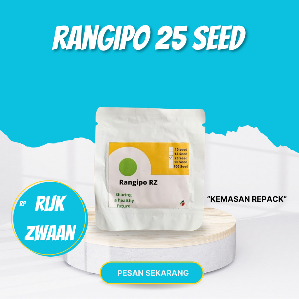 benih RZ Rangipo kemasan 25 biji/seed Repack murah
