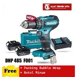 MAKITA DHP485F001 mesin bor tangan baterai DHP 485 F001 cordless hammer driver drill