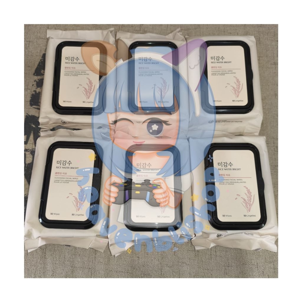 [Ready Stock] (Wonwoo PICK) Tisu Pembersih Wajah Tanpa Aroma The Face Shop 50 Lembar