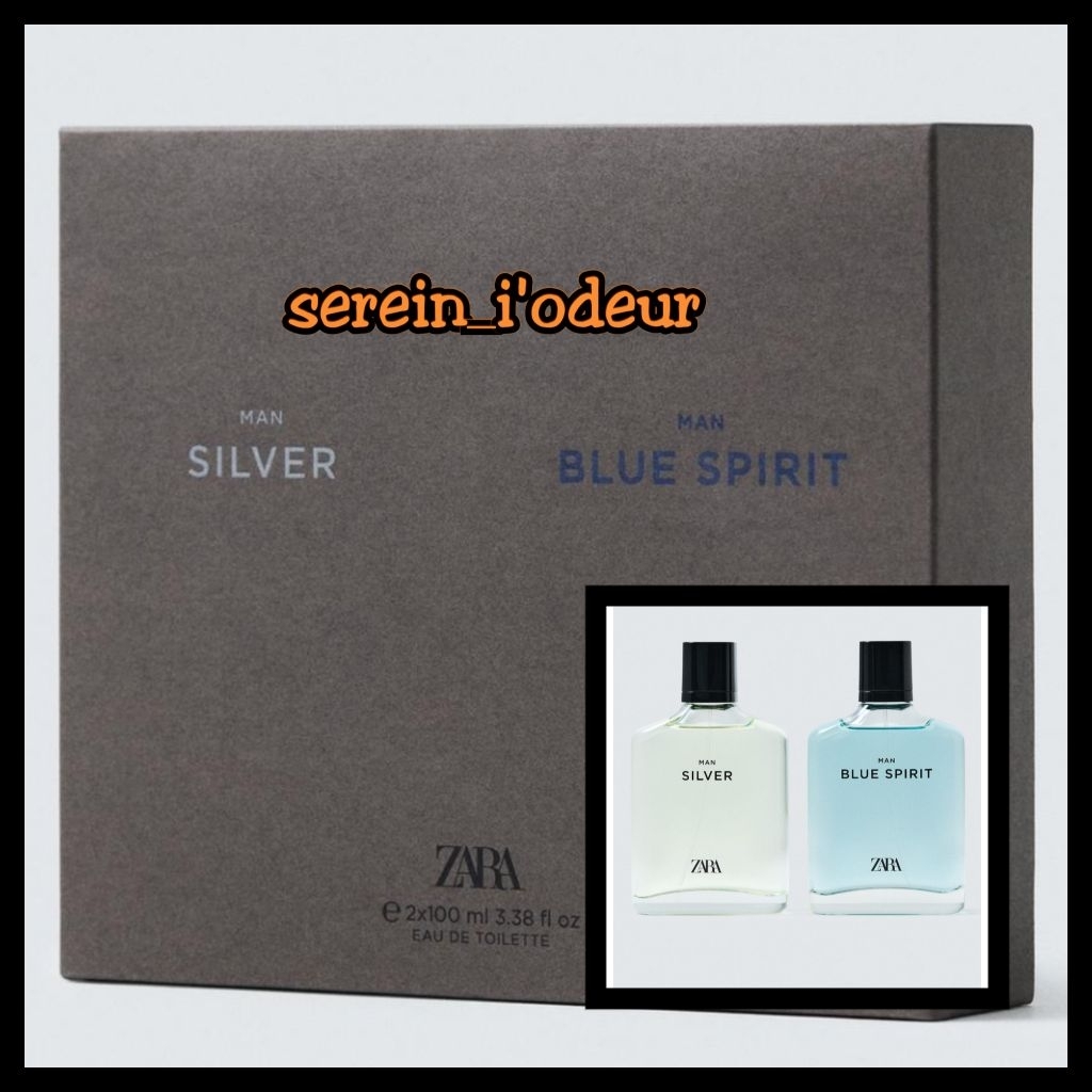 PARFUM ZARA MAN SILVER - BLUE SPIRIT 100ML