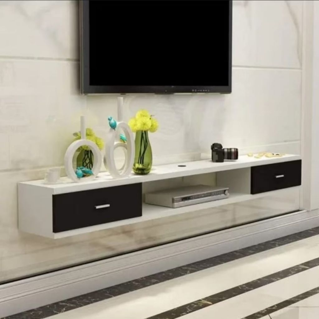 Kabinet tv gantung minimalis modern/Rak tv tempel dinding