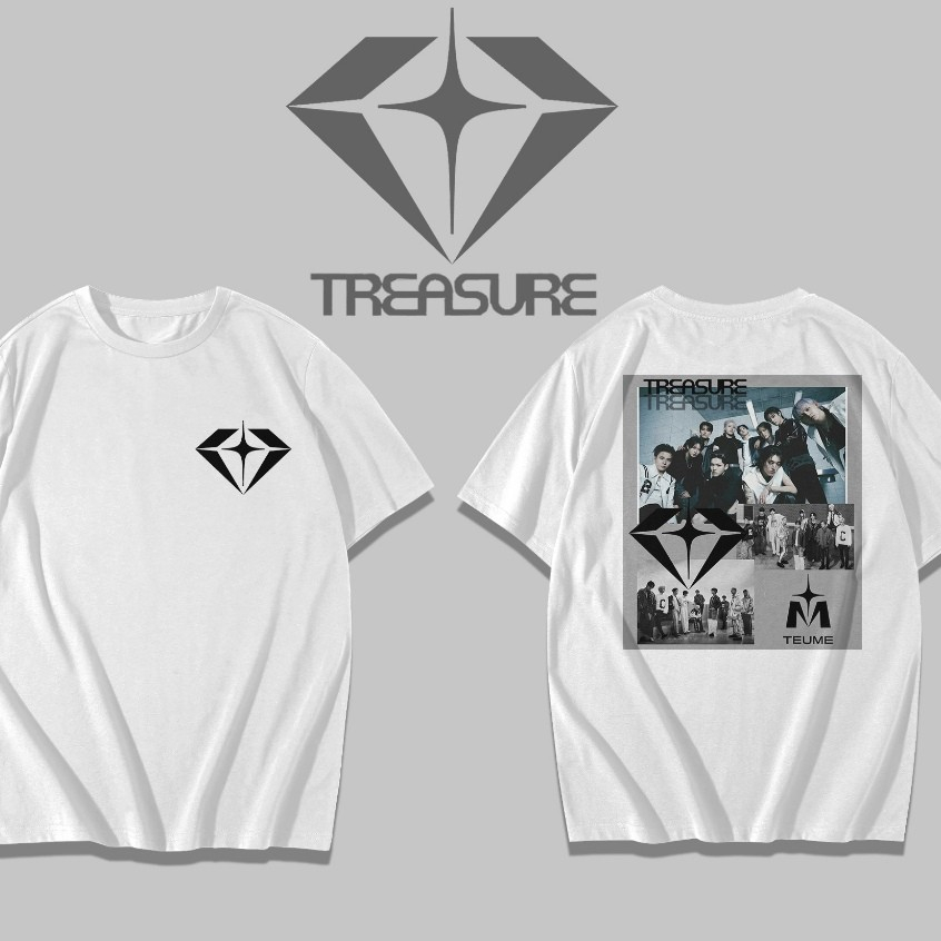 KAOS TREASURE POSTER / TSHIRT TREASURE / KAOS KPOP / FANSMERCH