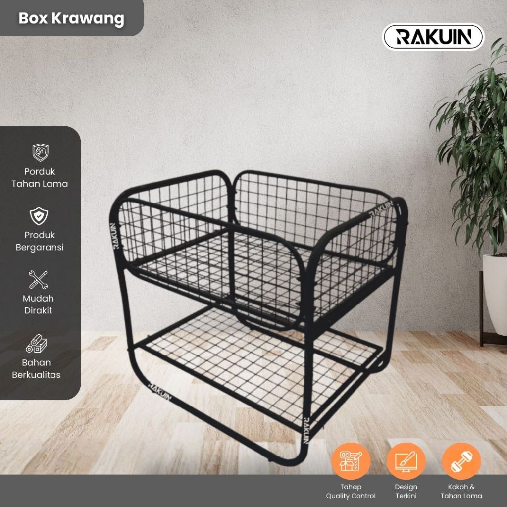 BOX KRAWANG - KERANJANG OBRAL BESAR OVAL DENGAN RODA / BOX PAKAIAN / KERANJANG BAZAR - RAKUIN
